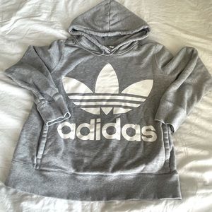 Addidas trefoil hoodie.